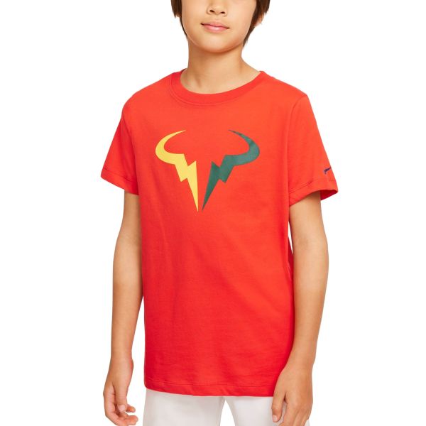 NikeCourt Dri-FIT Rafa Big Kids' Tennis T-Shirt DJ2591-673