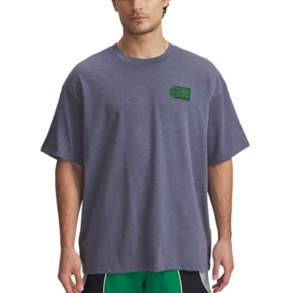 Under Armour Ηeavyweight Hoops Courtside Men's Short Sleeve 1390191-044